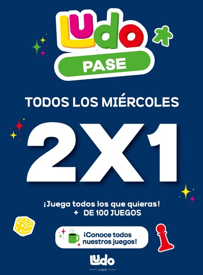 Promo 2x1 todos los miércoles